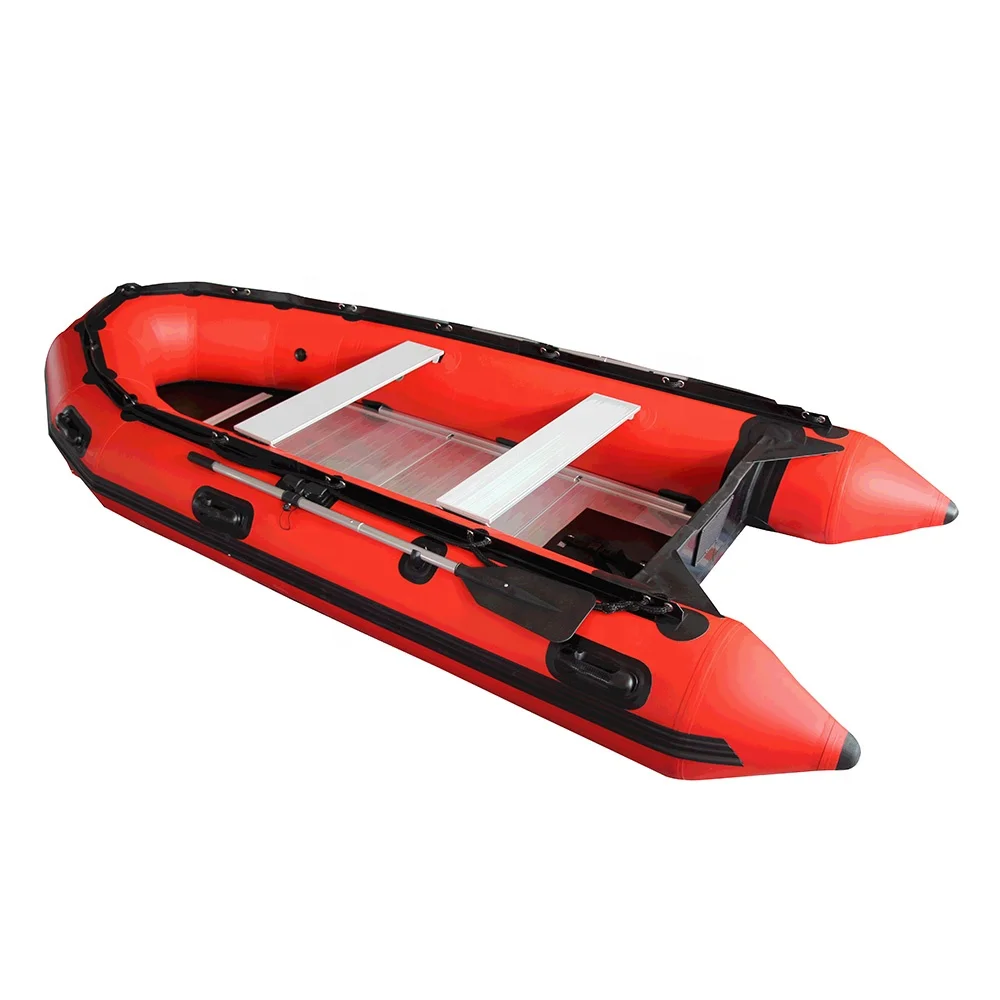 390 cm 13 feet inflatable rigid aluminum flooring dinghy boat sale with transom trailer wheel
