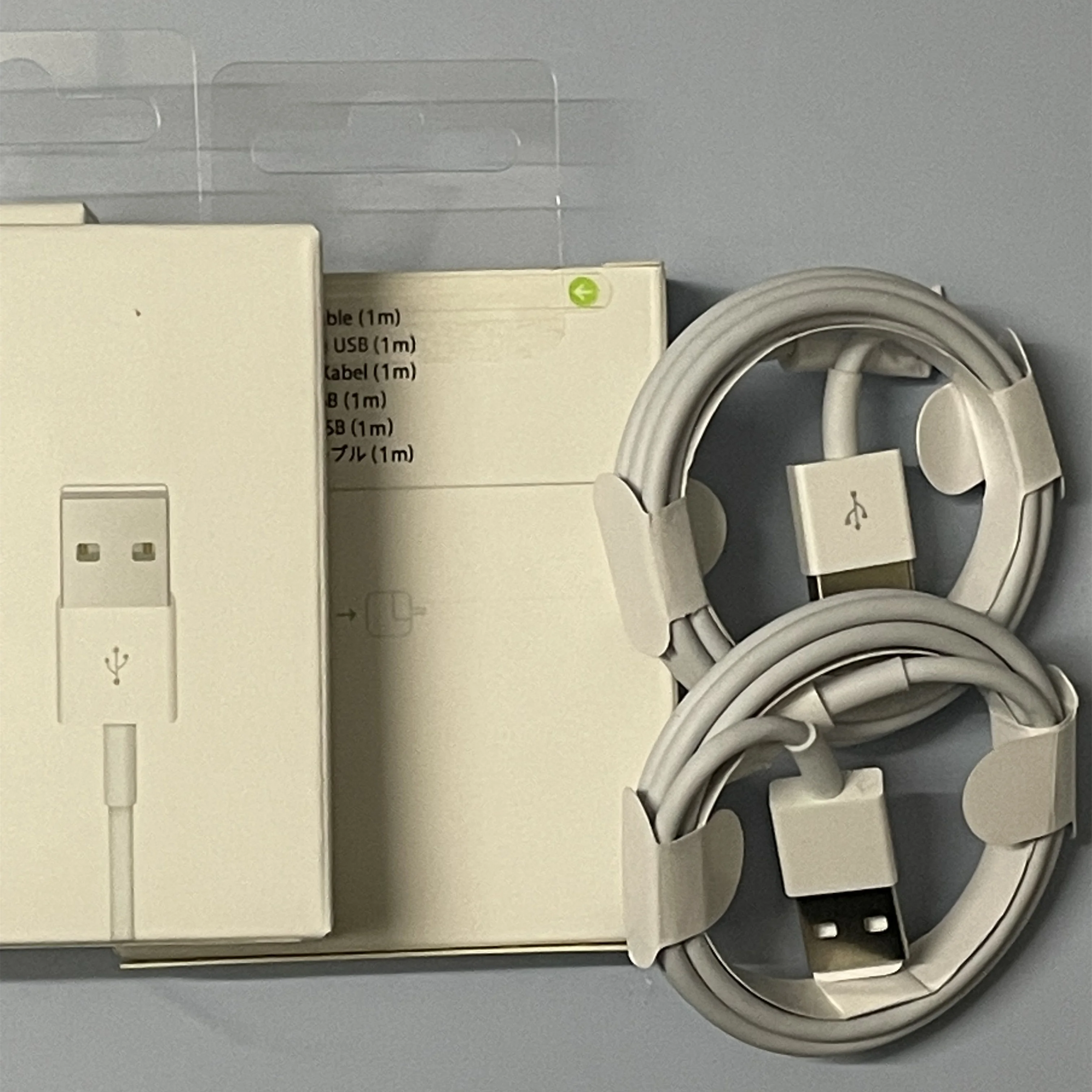 Wholesale For Apple Iphone Usb Cable With Original Logo Packing Box Charging Data Cable For Iphone 6 7 8 X Charger Cable