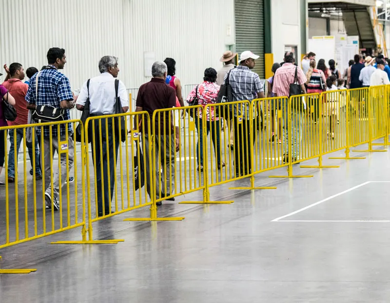 reliable quality crowd control barriers/widely used in the crowd control in kinds of events/made from round tubes and railings
