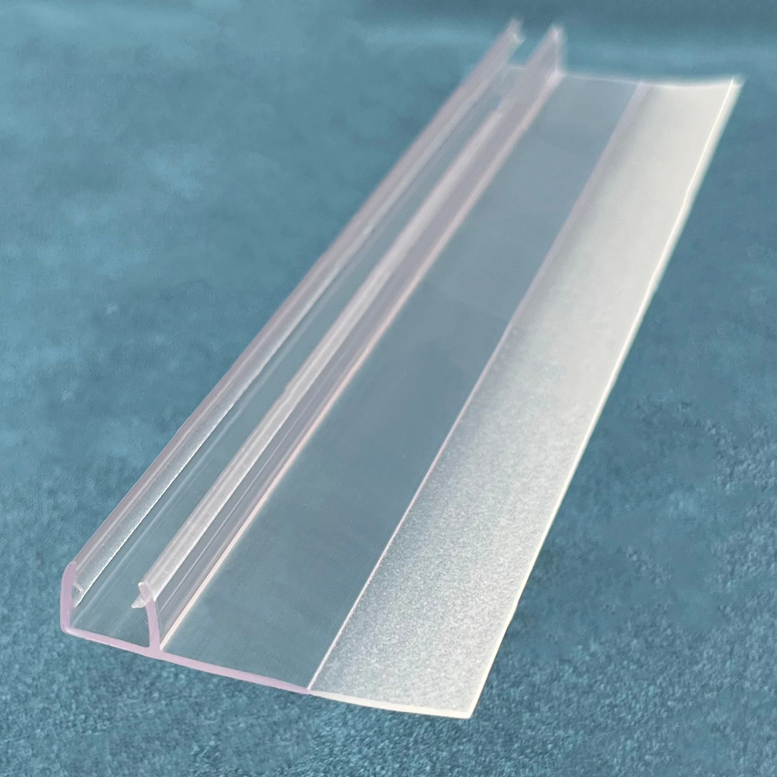 Shower Door Seal Strip Leaks Flexible Durable PVC Weather Stripping Frameless Glass Door Seal Sweep