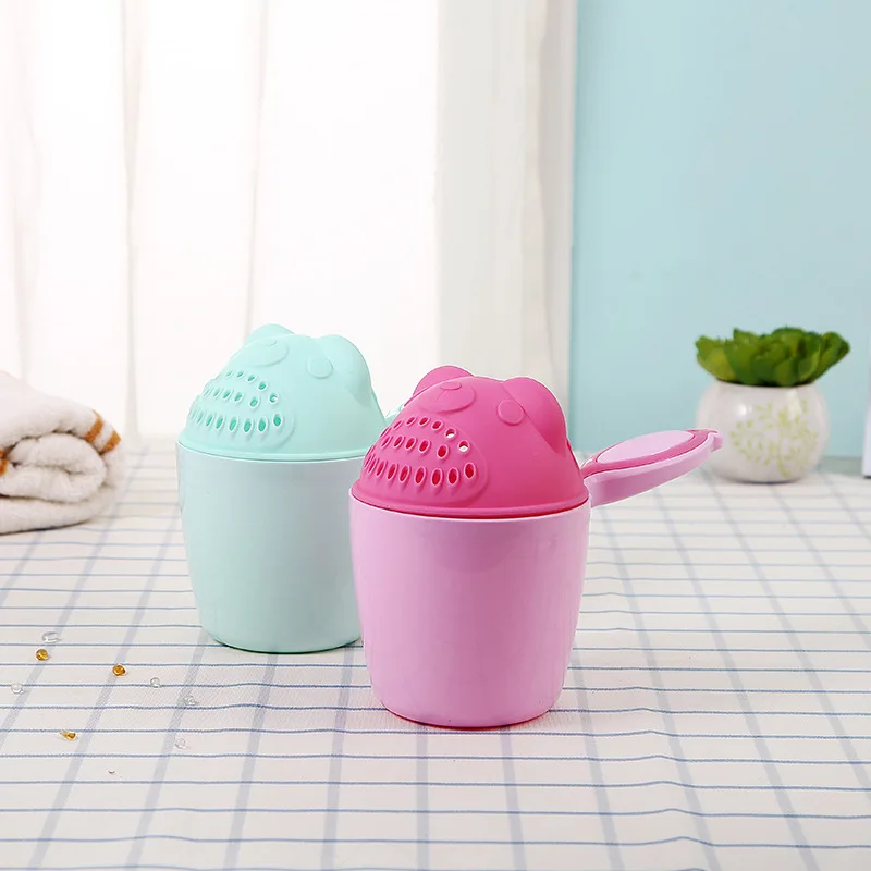 Shampoo Rinse  baby Cup Waterfall Shampoo Rinser for Kids Multifunction Cute Washing for Rinsing Baby and Toddler