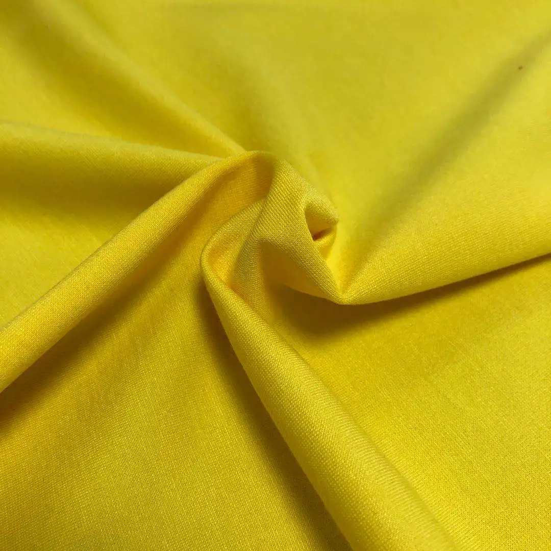 
cheap plain dyed 50S Siro NR ponte de roma knitted fabric for suit garments 