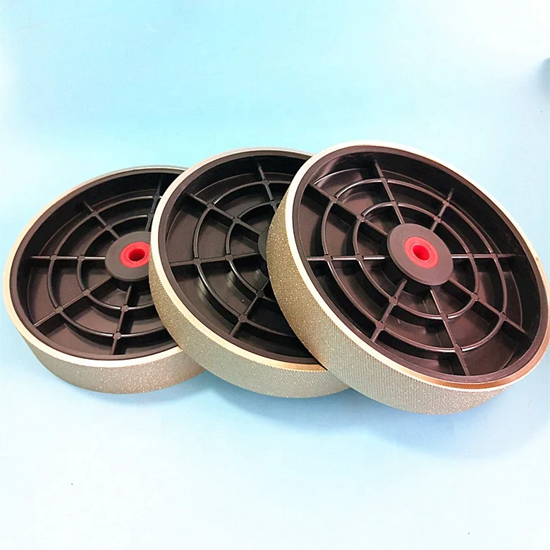 Шлифовальная машина для драгоценных камней, гальваническое текстурированное колесо, Алмазное шлифовальное колесо 4 дюйма 6 дюймов 8 дюймов