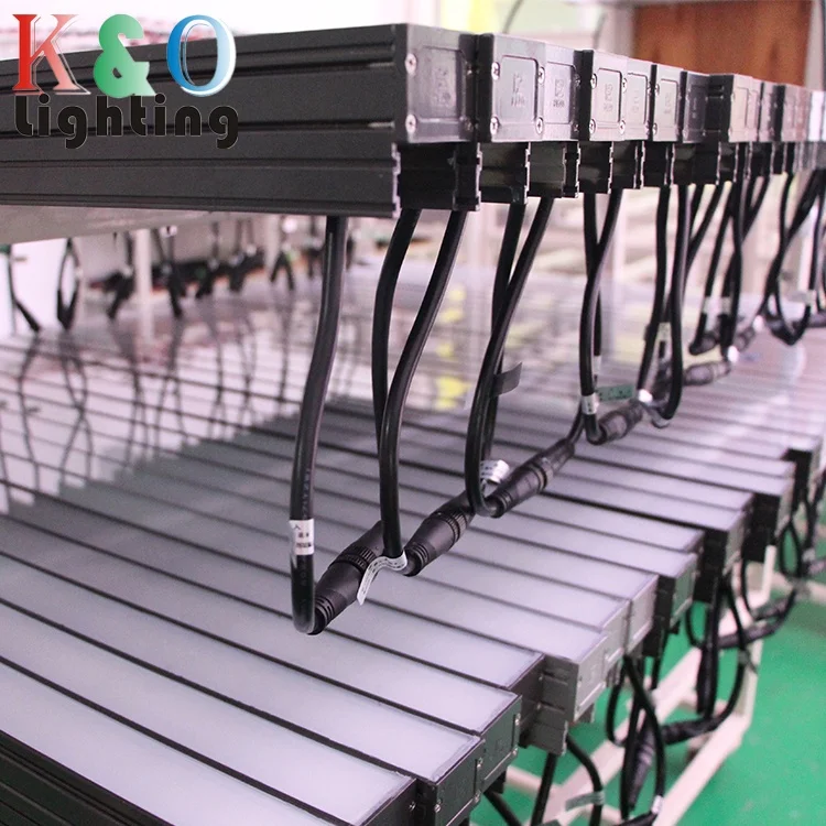 Outdoor LED Facade Lighting Fixture 18W RGB DMX IP65 Linear Light for building