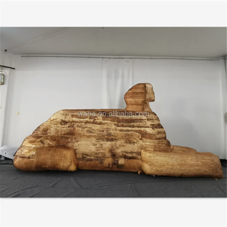 Customized inflatable egyptian pyramid building Giant Inflatable building Sphinx inflatable decoration for advertising
