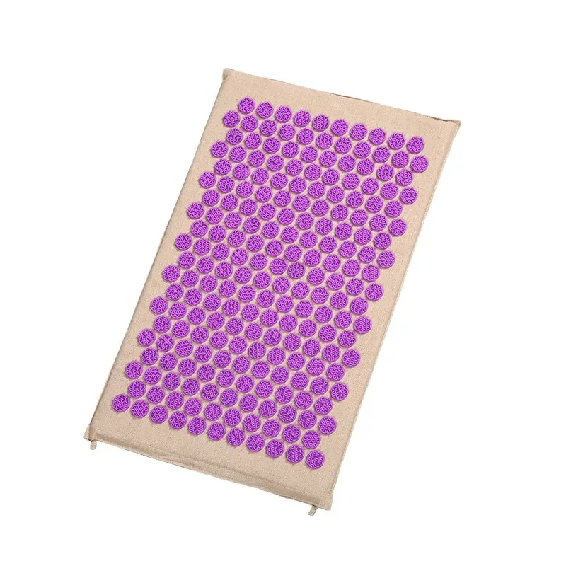 NEH High Density Accupressure foot massage spike mat acupressure mat and pillow set for massage akupunktur matte set