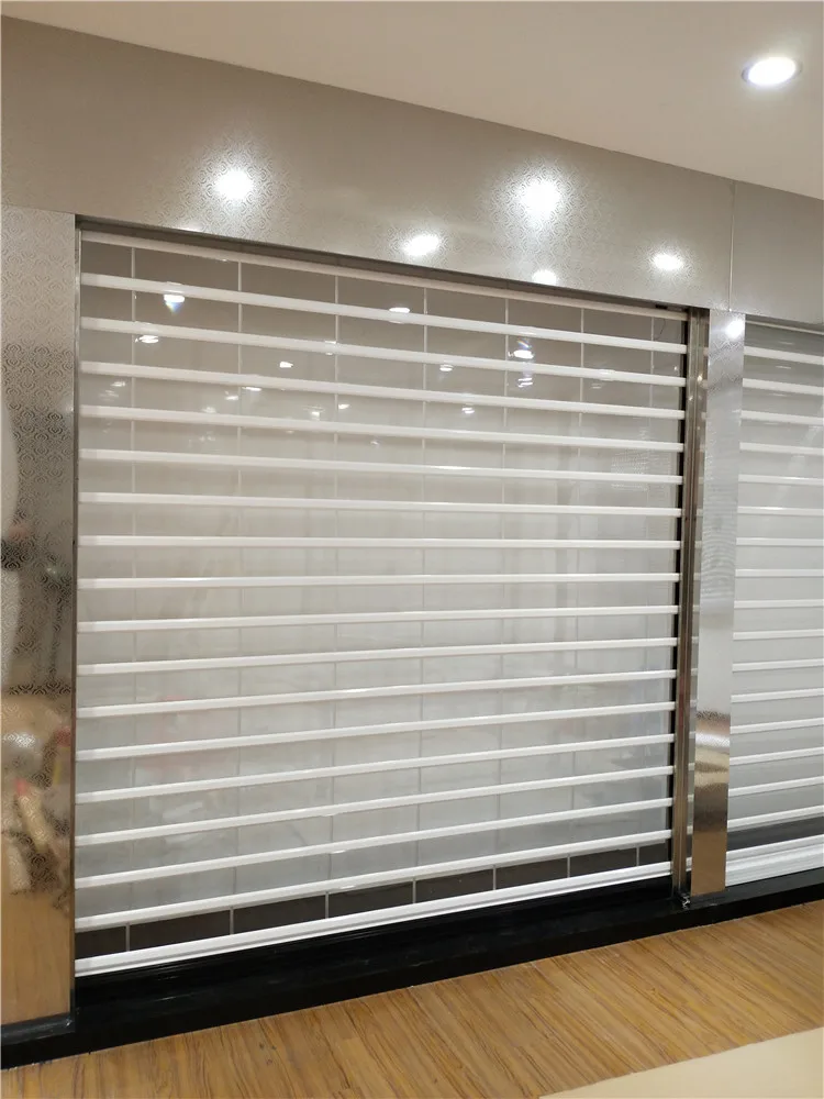 Temporary Plastic Easy Open Temporary Shopping Mall  Interior crystal door