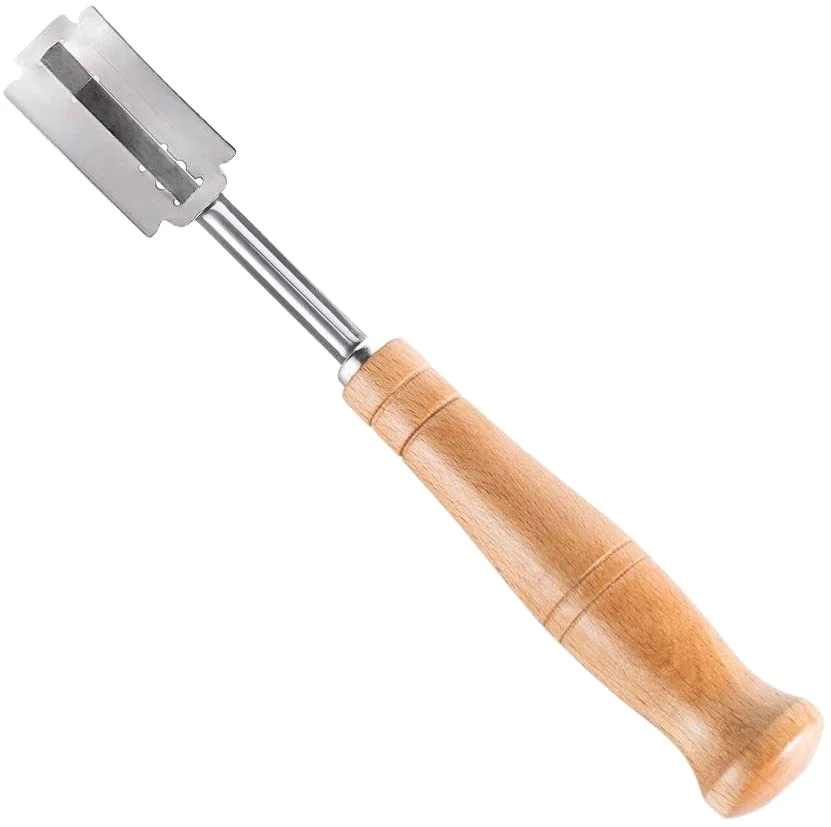 Professional manufacture wooden bread knife