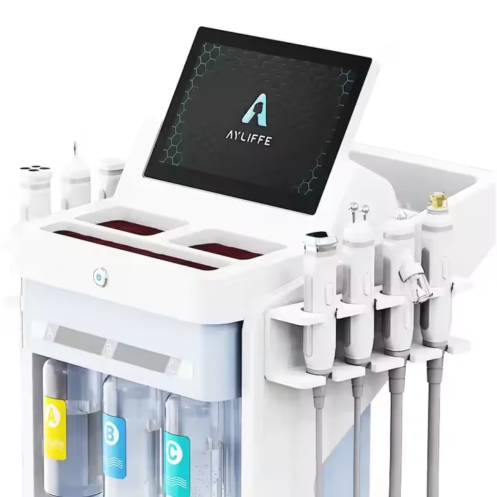 Новый дизайн кислородное устройство для впрыска воды 6 1 Ayliffe M6 Hydra Aqua вертикального размера пузырьковый продукт лица гидрат оксигенация кожи