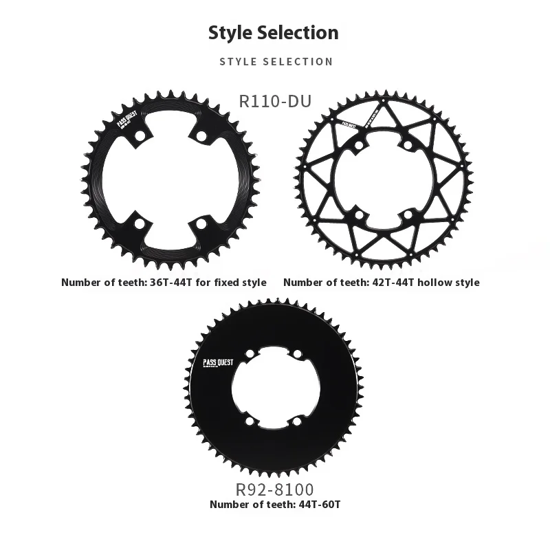 Pass Quest R9200 BCD110 R7100/8100 12-Speed Single Disk Road Bike Front Derailleur Alloy Positive Negative Tooth Mountain Biking