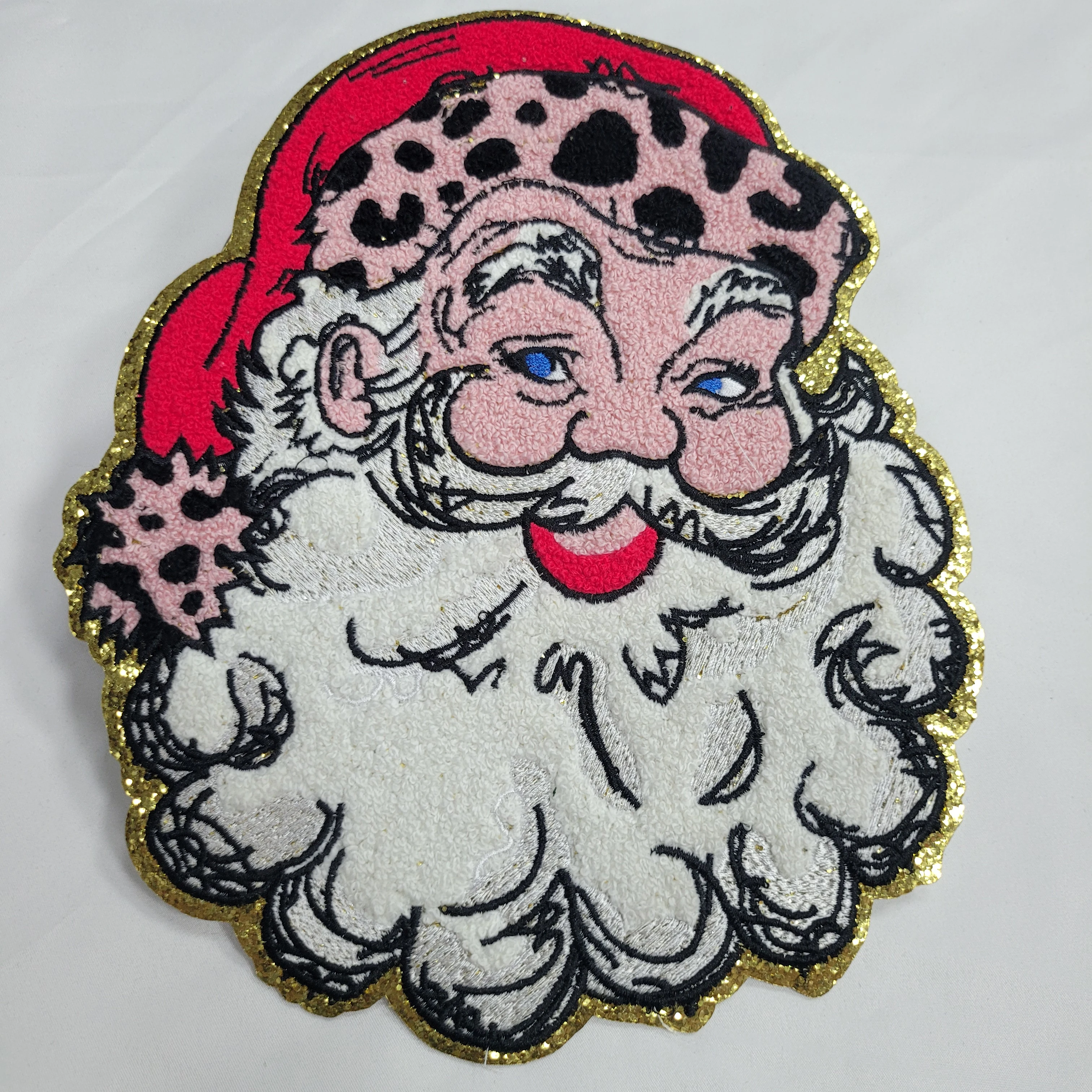 Factory Custom Christmas Patches Iron On Chenille Patches Custom for Christmas  ornament