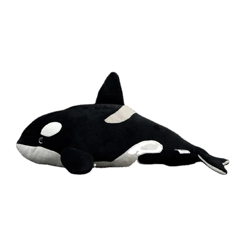Real Life Orca Plush Toys Extra Soft Killer Whale Stuffed Toy Lifelike Sea Animals Plush Dolls Gifts For Kids