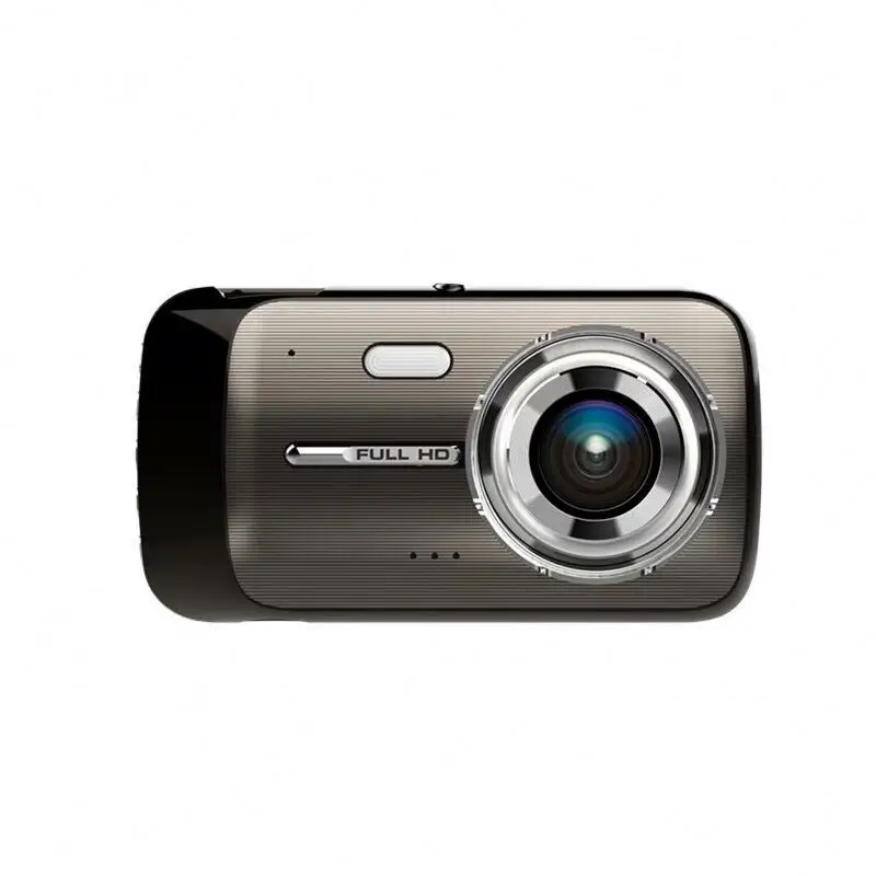 New and HOT two channel 4inch Display with metal case JL chipset 1080p full HD dash camera car dvr