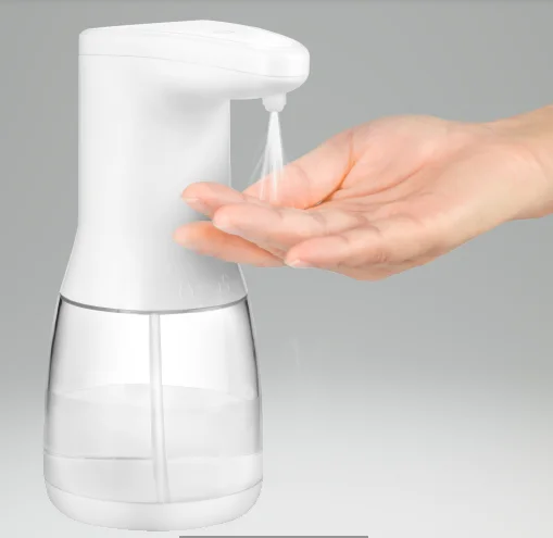 Fashionable smart electric infrared automatic sensor touchless soap foam sanitizer alcohol spray hand dispenser for washroom