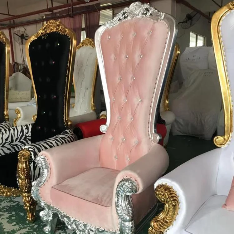 royal king and queen throne chair luxury wooden throne chairs for wedding