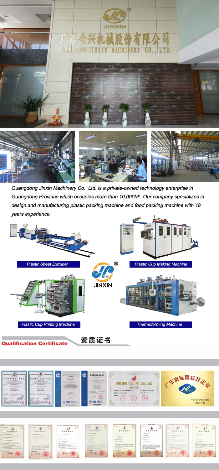 cup thermoforming machine