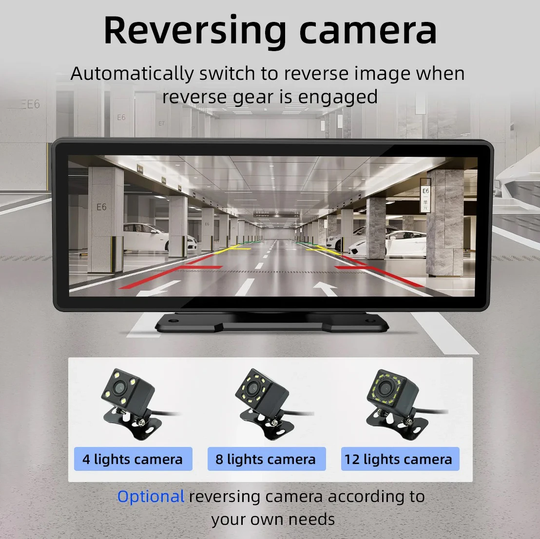 Newest 10.26 inch Full Touch Screen Wireless CarPlay Portable Car Stereo Wireless Android Auto Car Navigation with Voice Control