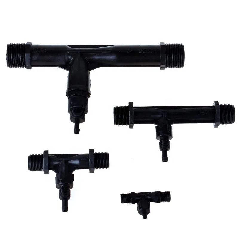 
 1/4 дюйма 1/2 дюйма 3/4 дюйма 1 дюйм 11/2 дюйма PVDF Venturi для очистителя озоновой воды  