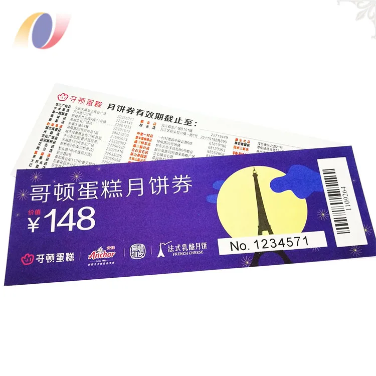 Customized Printing Paper Offset Printing Greeting Card Postcards Vouchers Cards with Logo