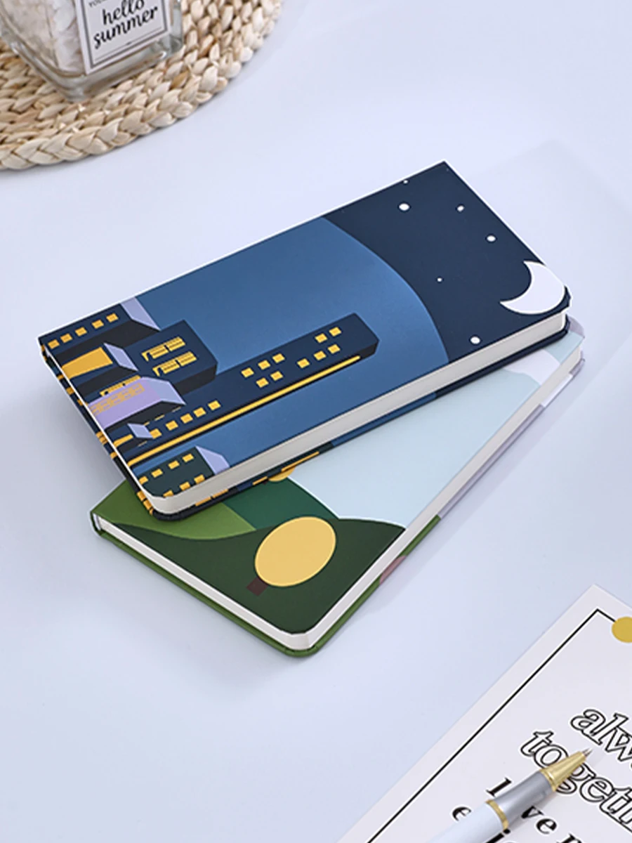 Customize Cartoon Cute Cover Daily Weekly Plan Pu Leather Yearly Planner Notebook