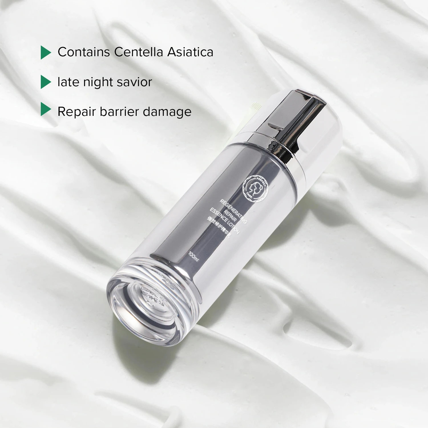 Perfectcare Centella Asiatica Anti Wrinkle Hyaluronic Acid Ginseng Azelaic Acid Rice Mucin Alpha Arbutin Serum For WomenFace