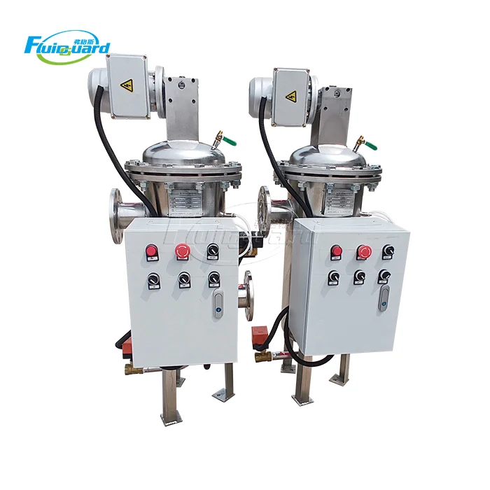 Customized automated screen filter for power plant