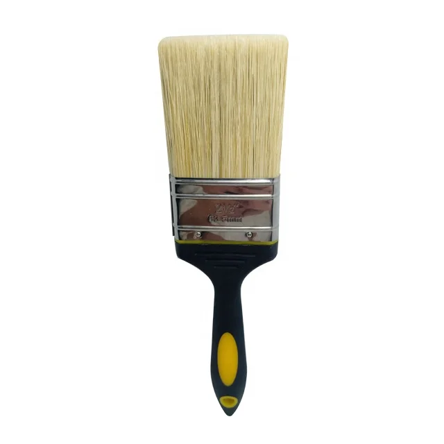 Hot Sale Plastic Handle Wall Paint Brush Cheap Paint Brush  with different inch
