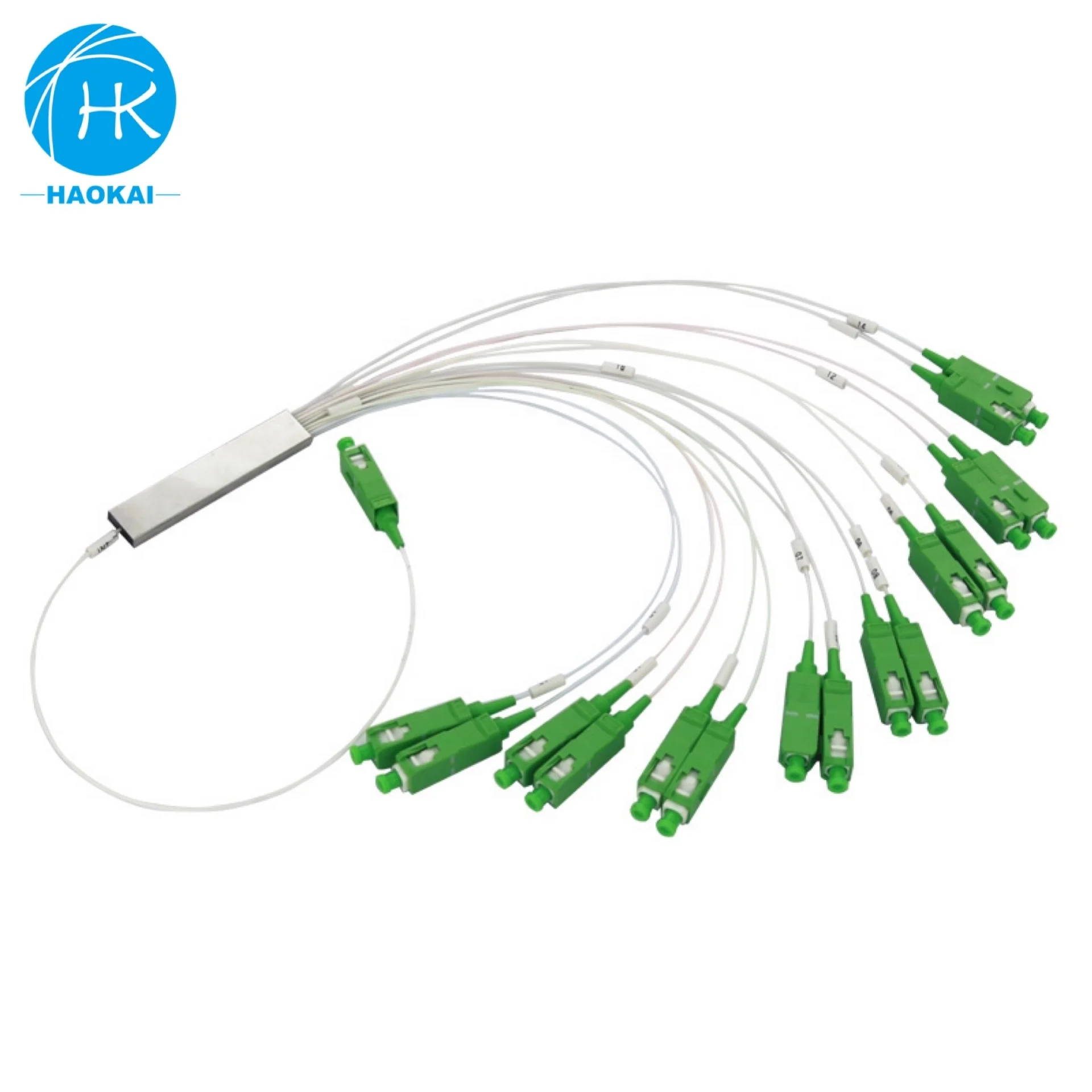 OEM Splitter FBT 1X2 2x2 Fiber Coupler Split Ratio 50/50~95/5, 1310/1550nm, 0.9mm Steel Tube Type