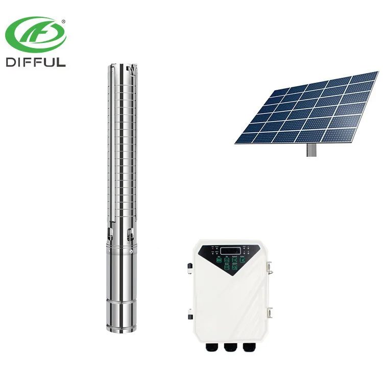 heavy duty high pressure dc solar submersible pump water