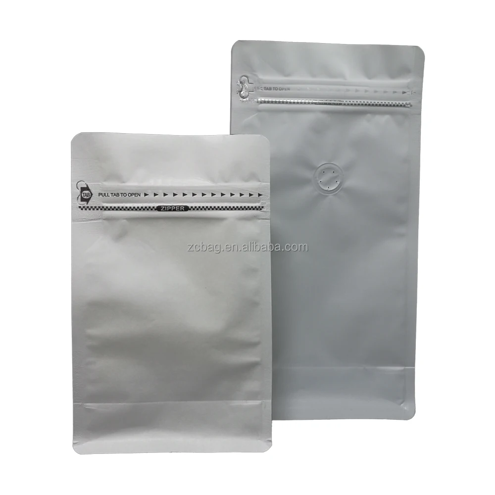 250g Elephant Dung Coffee Powder Bag 8oz Packaging Bags Kraft Plastic Colombian Coffee Storage Pouch Package Zipper 500g Bags