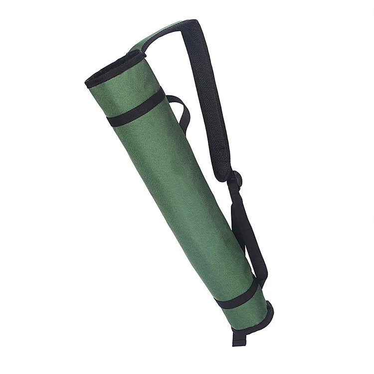 Arrow Quiver Archery Shoulder Back Waist Pouch Round Cylinder