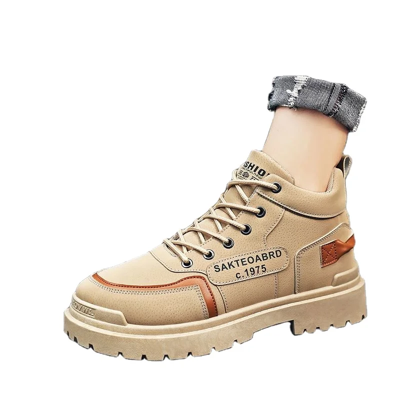 Wholesale Leather Work Safety Shoes Waterproof Fashion Hiking Boots with round Toe for Winter & Summer