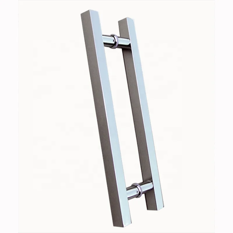 H shape 304 stainless steel long door pull handle for main door