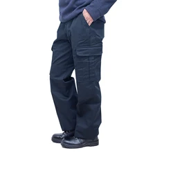 Custom Male Fashion Elastic Waist Nylon Cargo Pants For Men