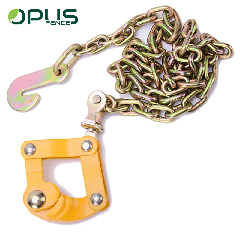 Electric fencing steel high standard fence wire grab chain strainer