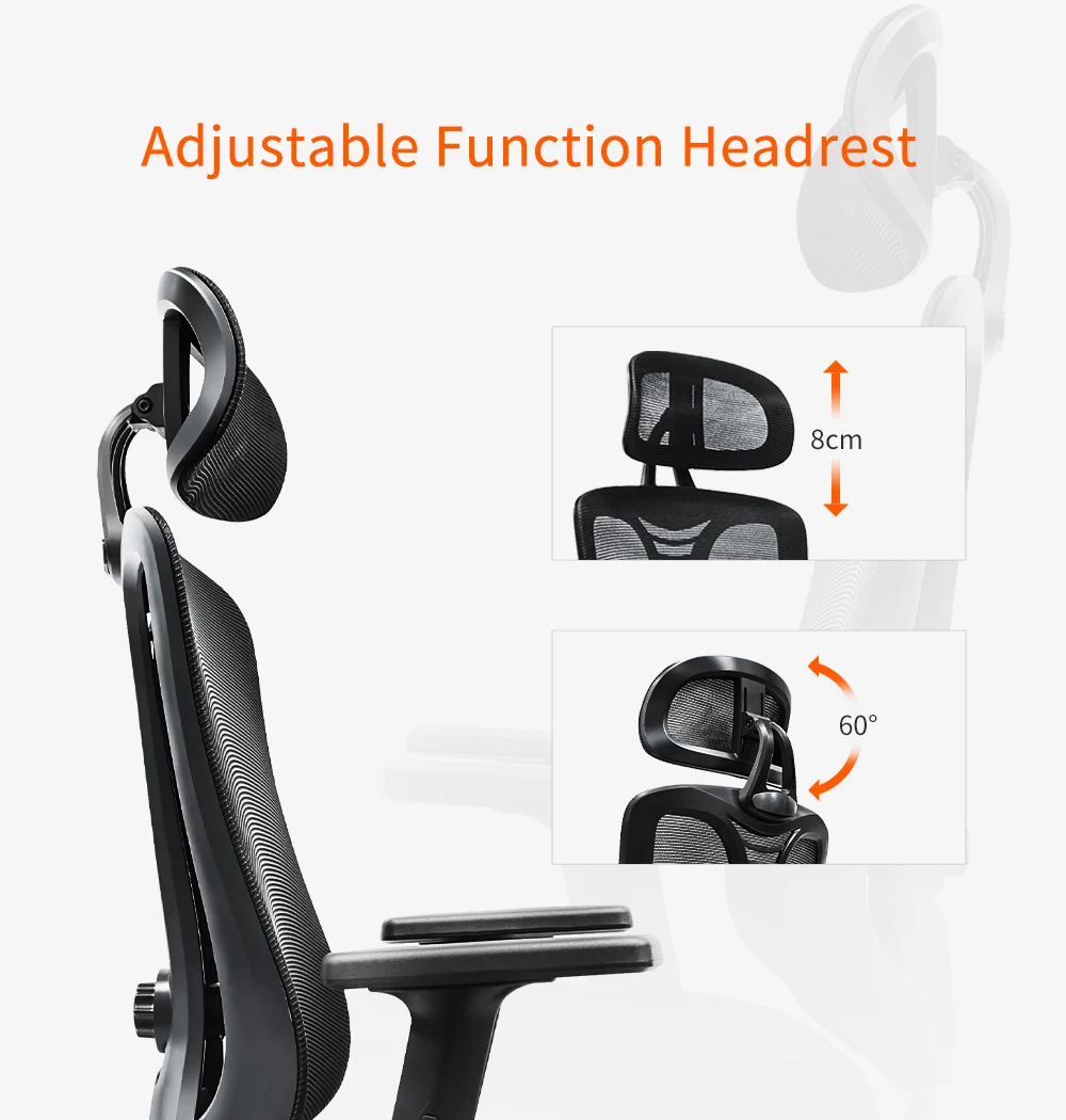 Half price free sample Adjustable armrests Chile modern movable rotating high-quality comfortable mesh computer office chair