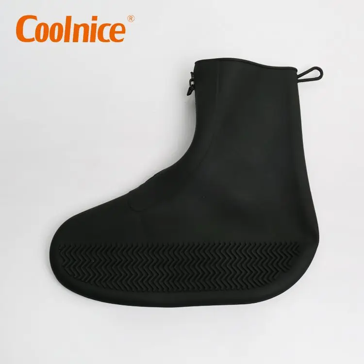 COOLNICE Silicon Protective Rain Shoes Anti-slip Reusable Rubber Waterproof Silicone Shoe Covers