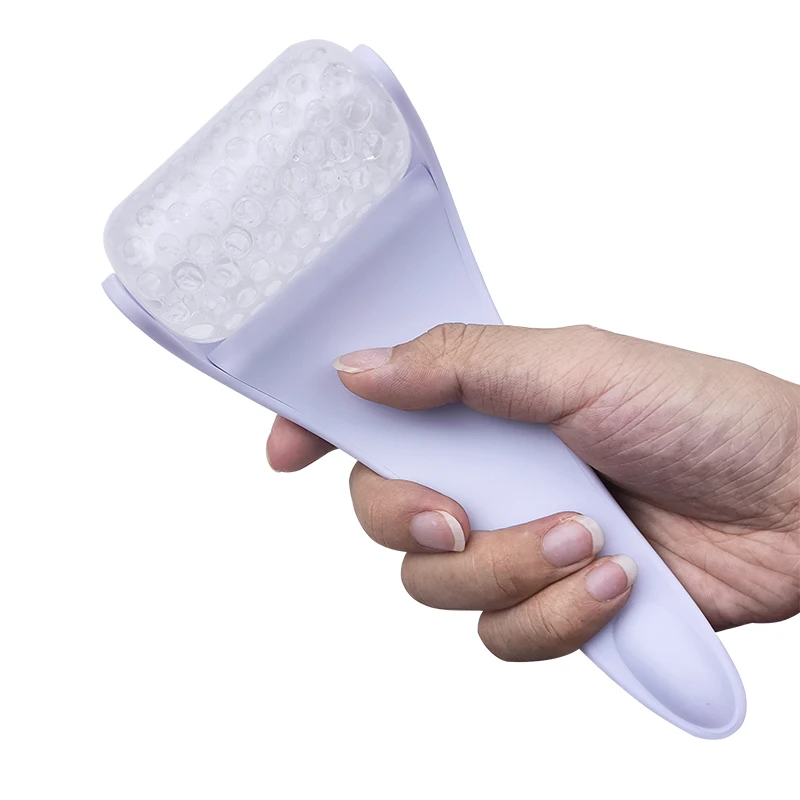 cost-effective High quality Gifts pink wholesale skin ice roller face massager remove Puffiness ice roller for face