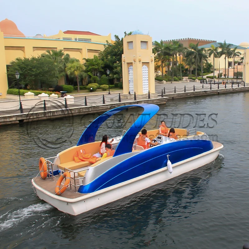 Best Selling China New Best Luxury Fiberglass Electric Catamaran Yacht Boat for Sale
