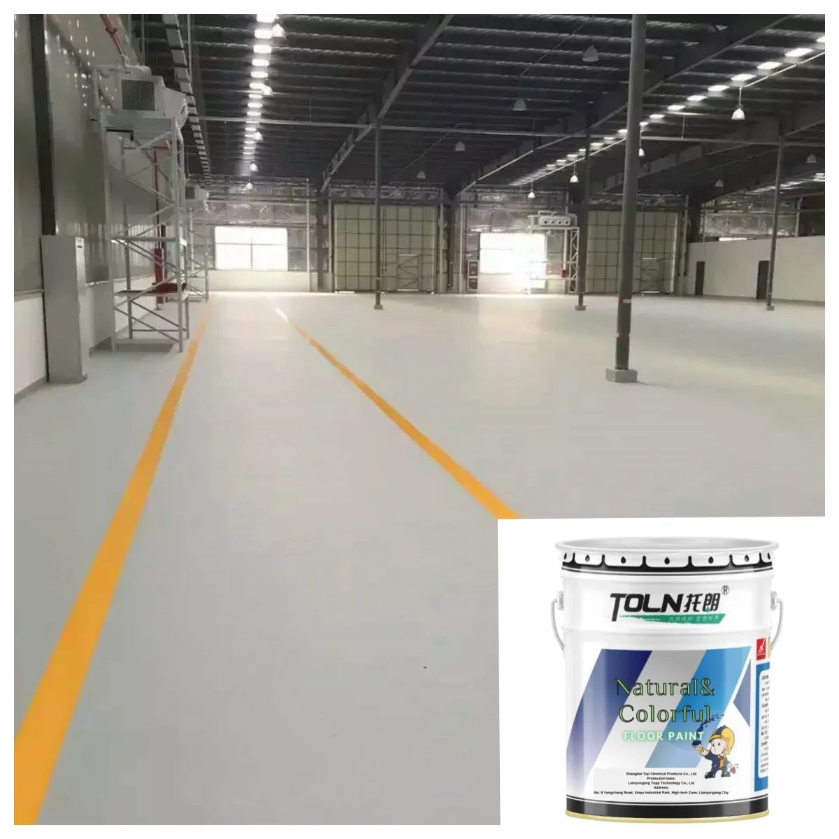 Solvent-free Intermediate Primer Middle Layer Primer Epoxy Resin Floor Coating Paint