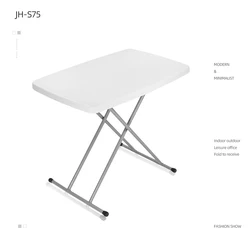 Shipping fast Wholesale selling good price gold Plastic Folding Height adjustable small coffee table bar table