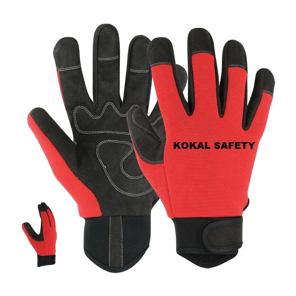 Automotive Industrial Mechanical Safety Gloves Rappelling Mechanic Gloves Best Crack Climbing Gloves For Belaying And Abseiling