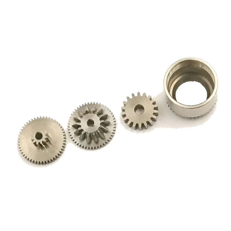 CNC Custom Industrial Machinery Aluminum Alloy Gear Stainless Steel Small Gear Differential Wheel Spiral Bevel Gear