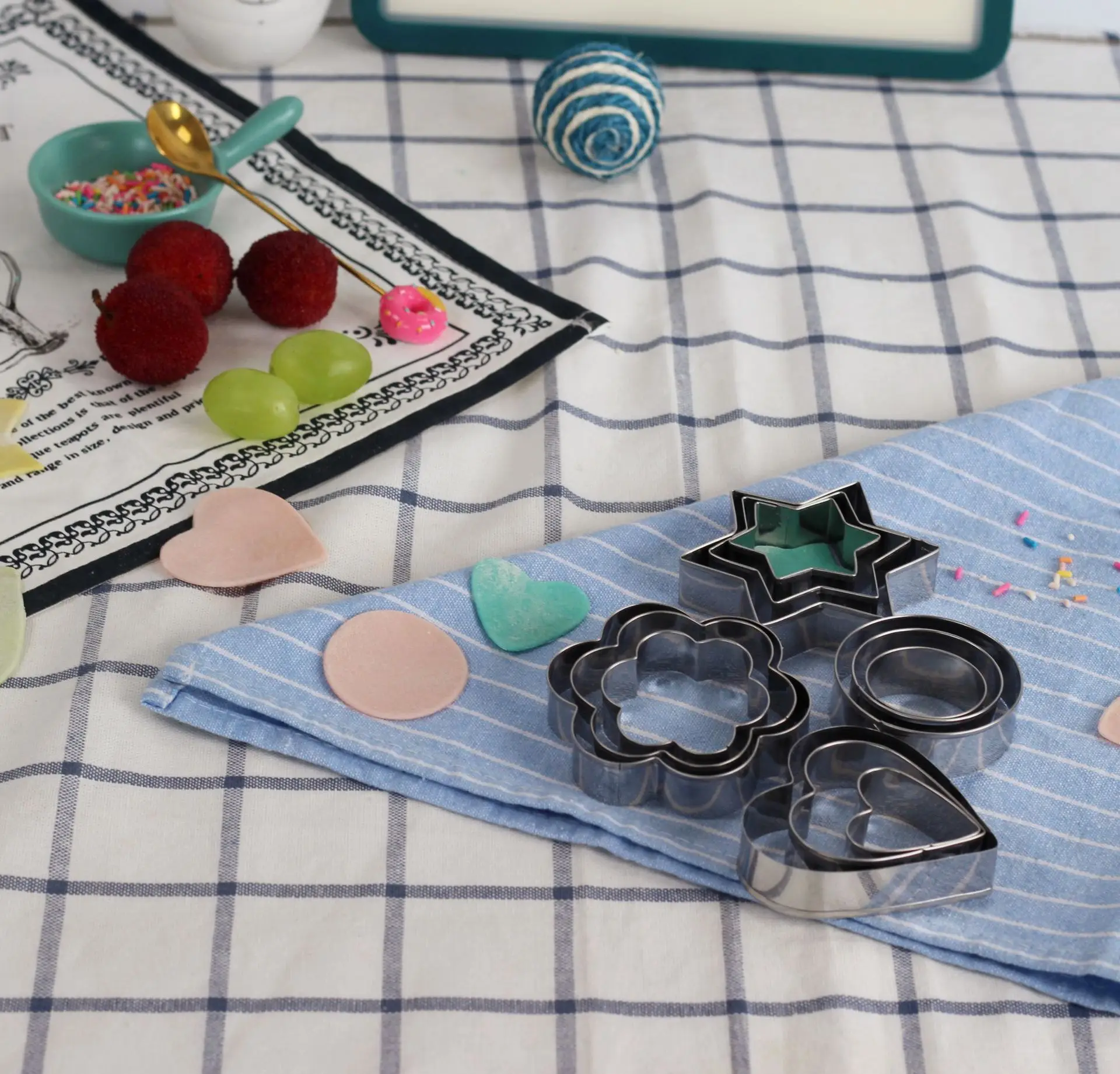 Акция, инструменты для выпечки печенья, форма звезды, резак для печенья в форме сердца, нержавеющая сталь, 3D форма для печенья