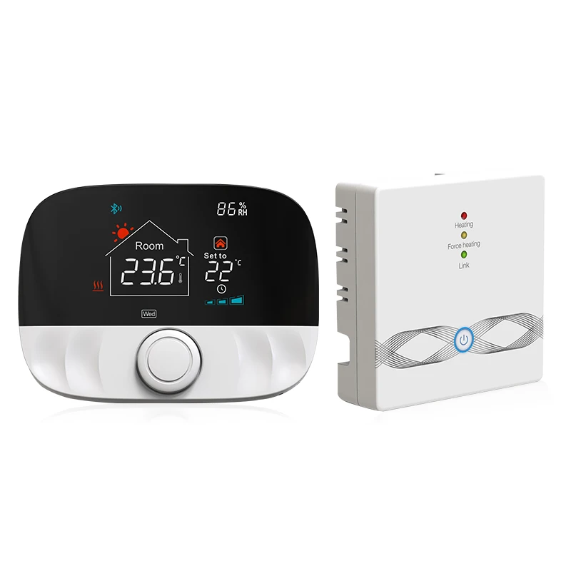 Glomarket RF Wifi Wireless Floor Water Gas Boiler Heating Room Thermostat Knob Switch Digital Thermostat