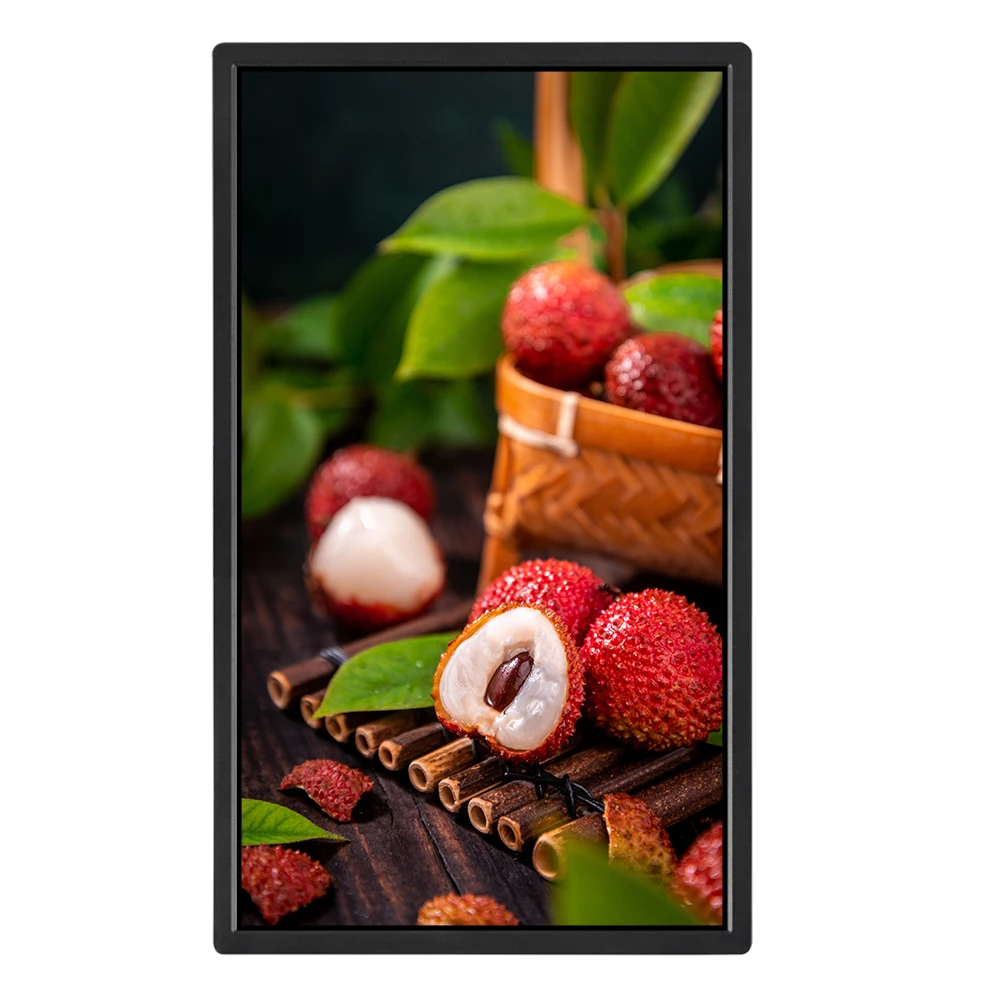 Ultra-Thin Dual-Orientation Plastic Frame Screen Ultra-Narrow Bezel Lcd Advertising Display