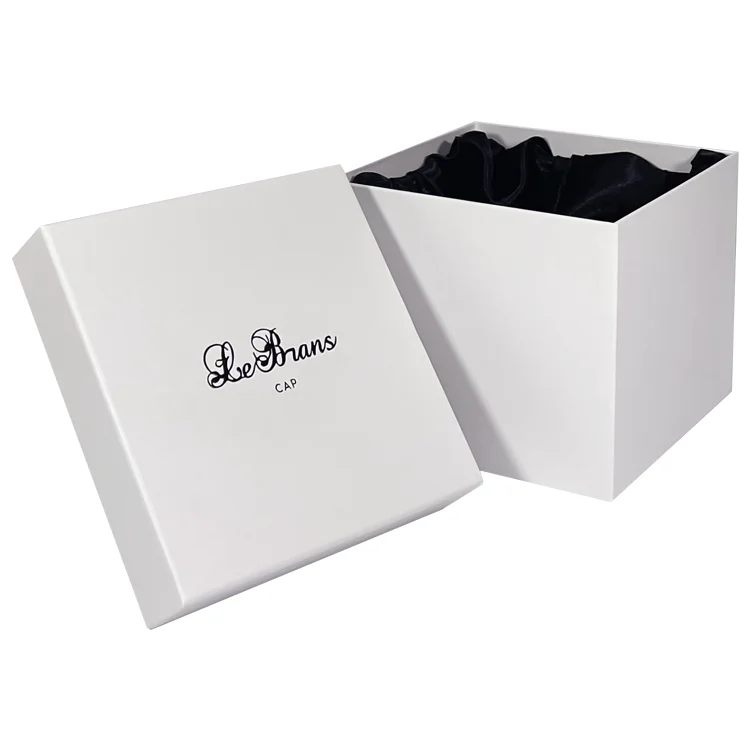 Customized LOGO Baseball Cap Snap cap Hat Box Packaging Gift Boxes with Satin Inside