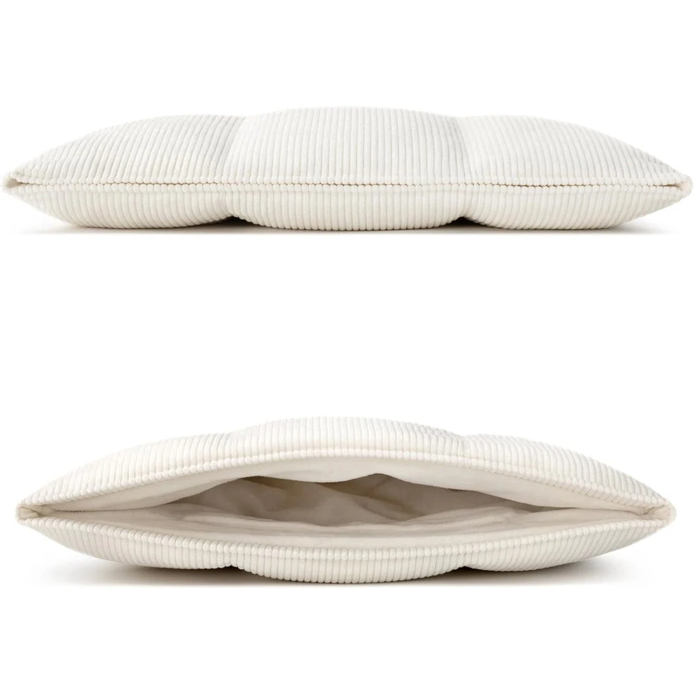 Custom Size Logo Corduroy Padded Quilted Magnetic Closure Laptop Tablet Protection Sleeve Pouch Bag