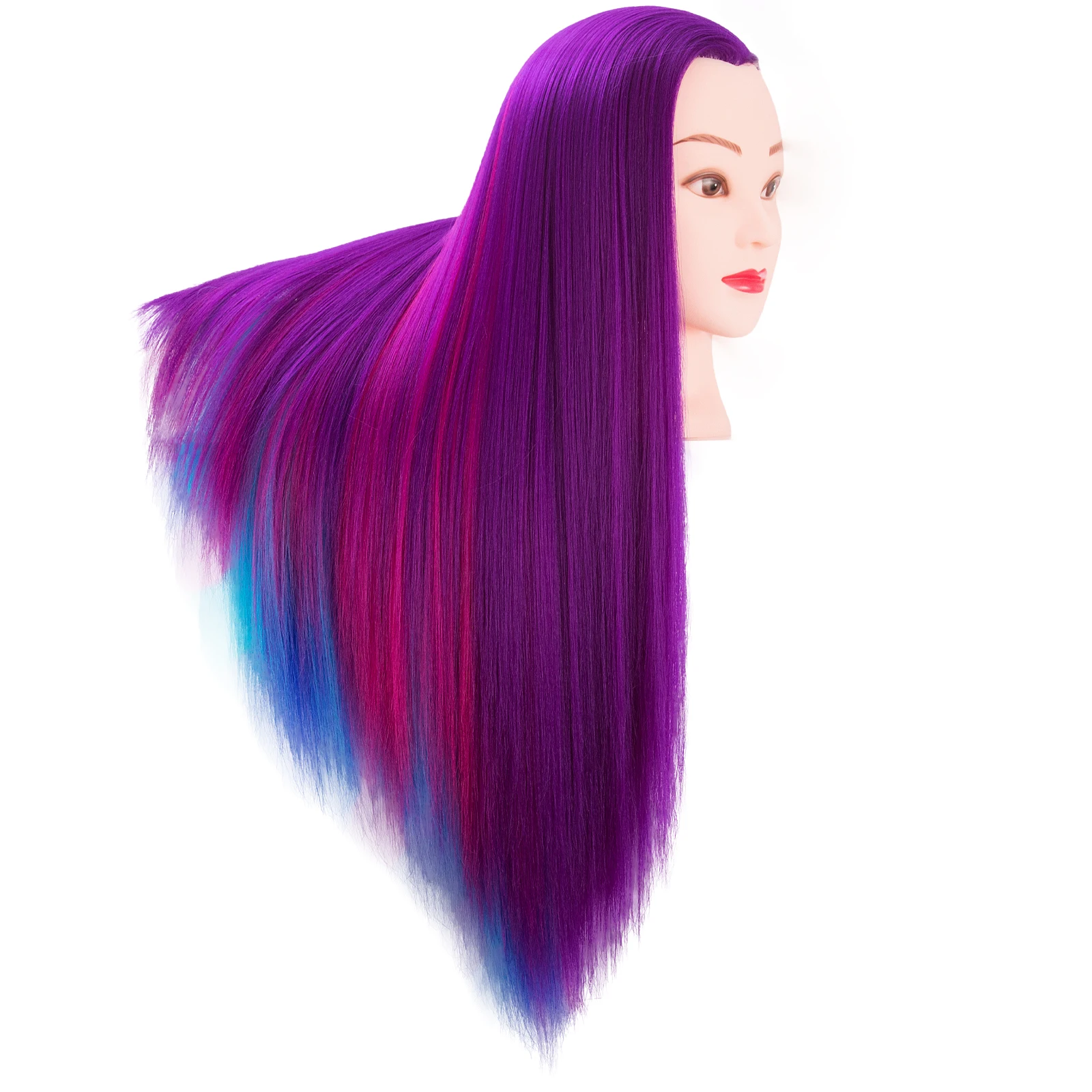 Factory wholesale price female model head salon barber shop hairdresser training hair