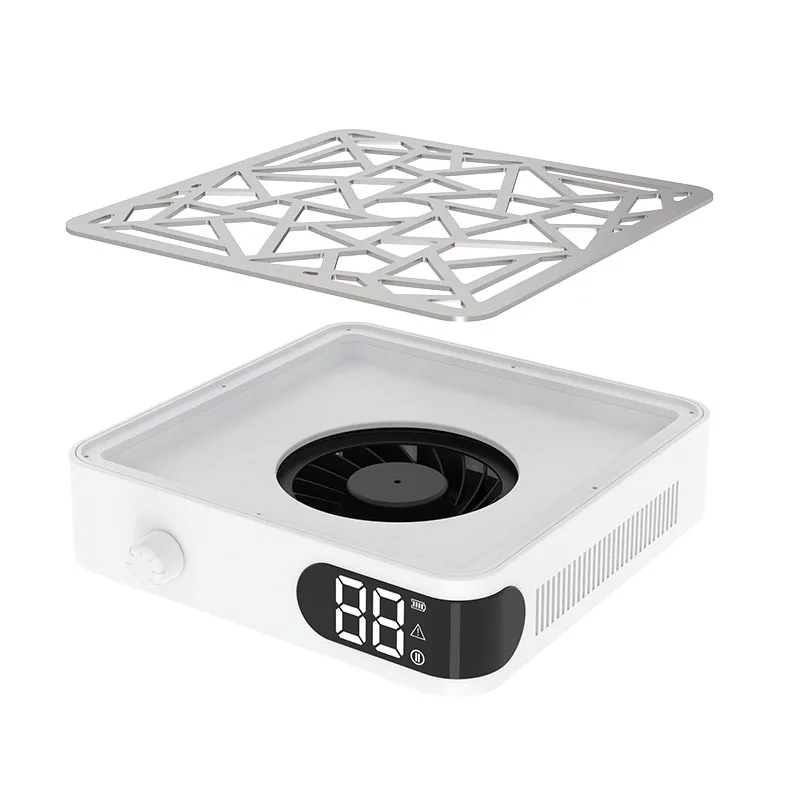 Professional Nail Table Dust Collector 48w 35000rpm Rechargeable Nail Dust Collector 2024 Vacuum Cleaner Machine for Nail Salon